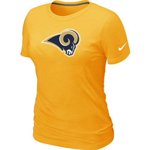 Nike Los Angeles Rams Women's Legend Logo Dri-FIT NFL T-Shirt - Yellow